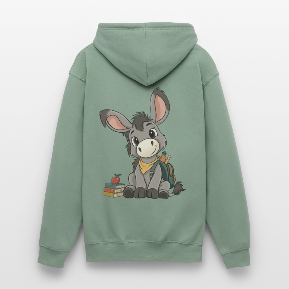 der-kleine-esel-classic-unisex-hoodie - Graugrün