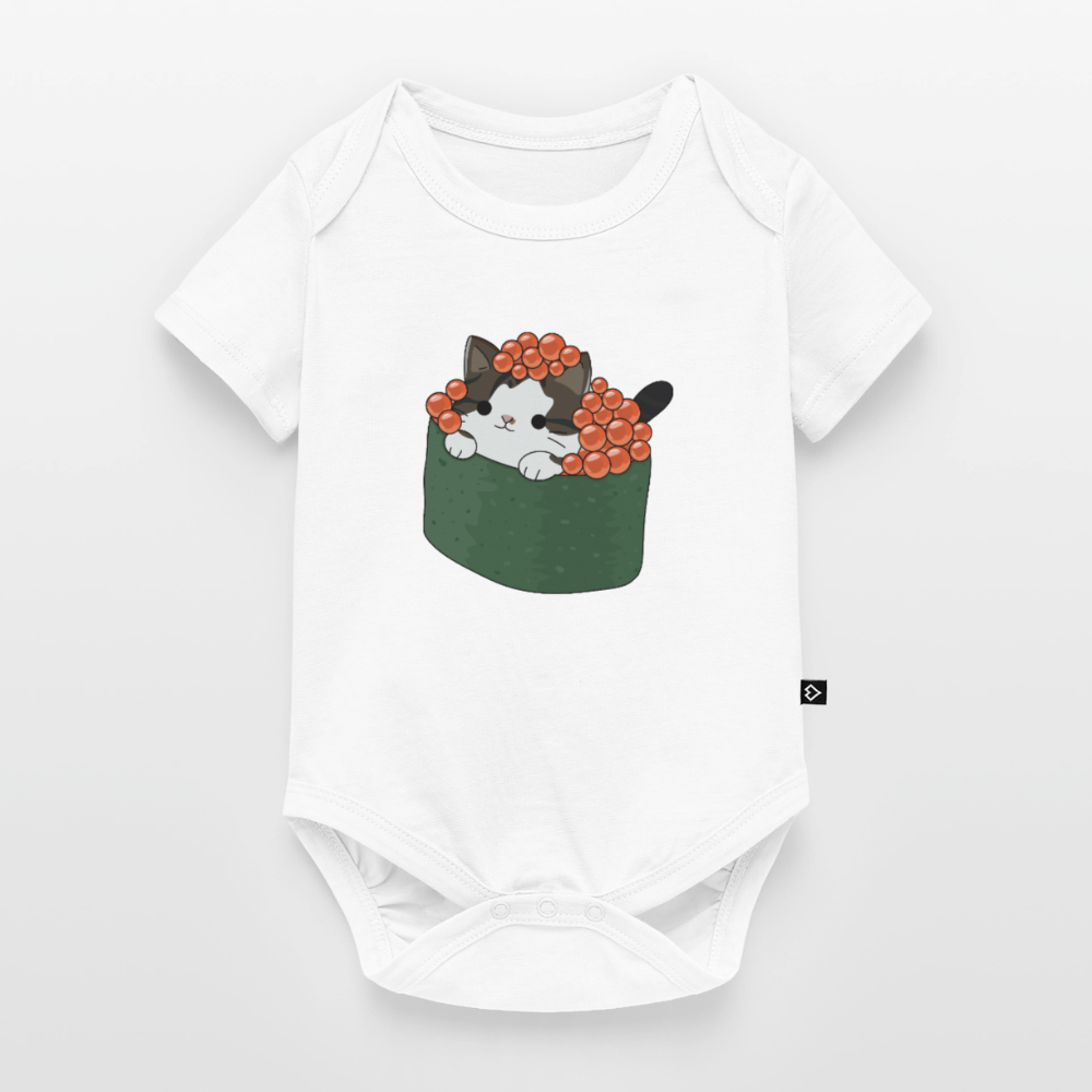 Sushi-Cats-Gunkan-baby-bio-body - Weiß