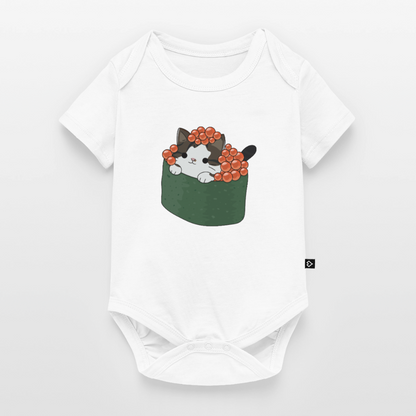 Sushi-Cats-Gunkan-baby-bio-body - Weiß