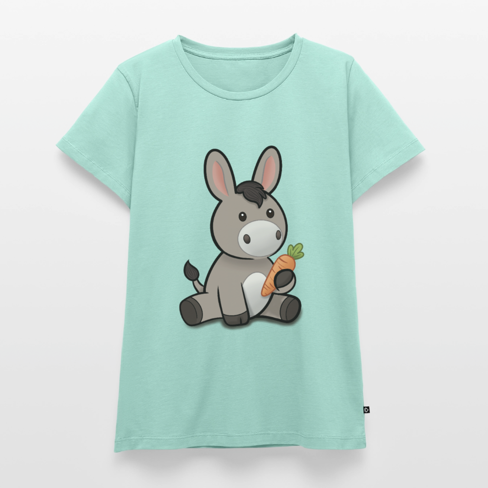 der-kleine-esel-frauen-shirt - Mint 