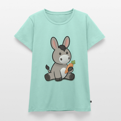 der-kleine-esel-frauen-shirt - Mint 