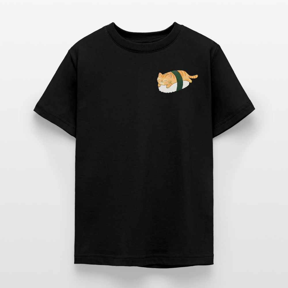 Sushi-Cats-Nigiri-teenager-kinder-t-shirt - Schwarz