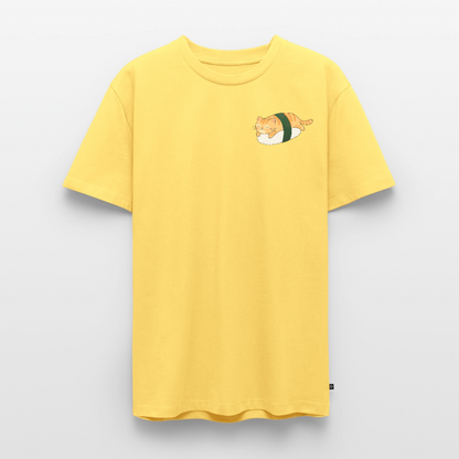 Sushi-Cats-Nigiri-männer-shirt - Pastellgelb