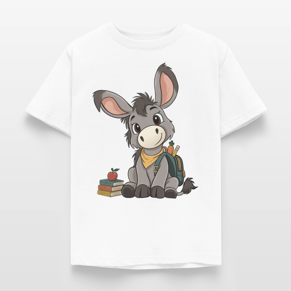 der-kleine-esel-classic-kinder-t-shirt - Weiß