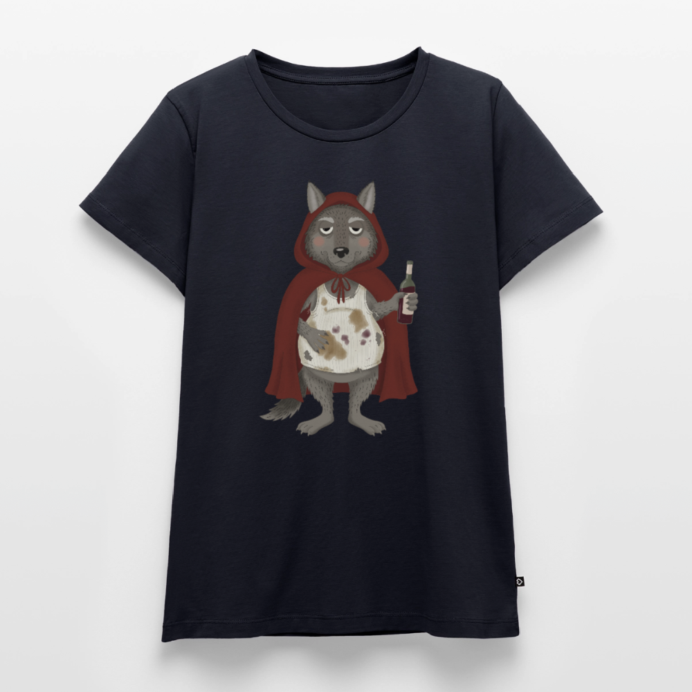 Der.asozial.wolf.frauen.shirt - Navy