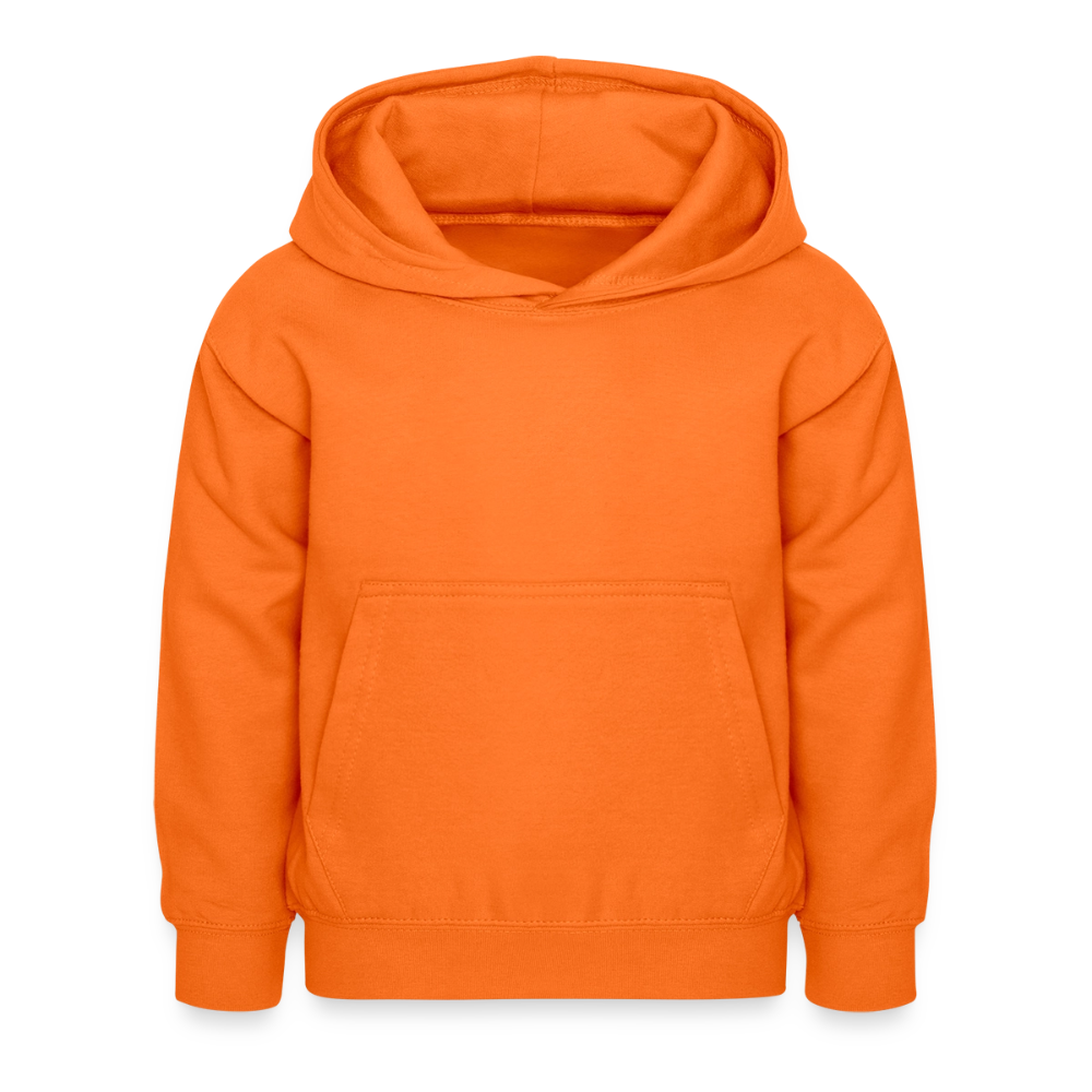 Kleiner.Delfin .große.Welle.supercool.kinder.hoodie - Orange