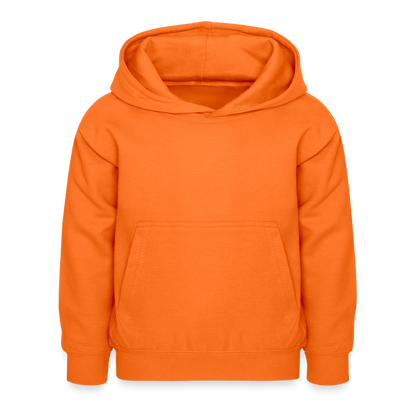 Kleiner.Delfin .große.Welle.supercool.kinder.hoodie - Orange