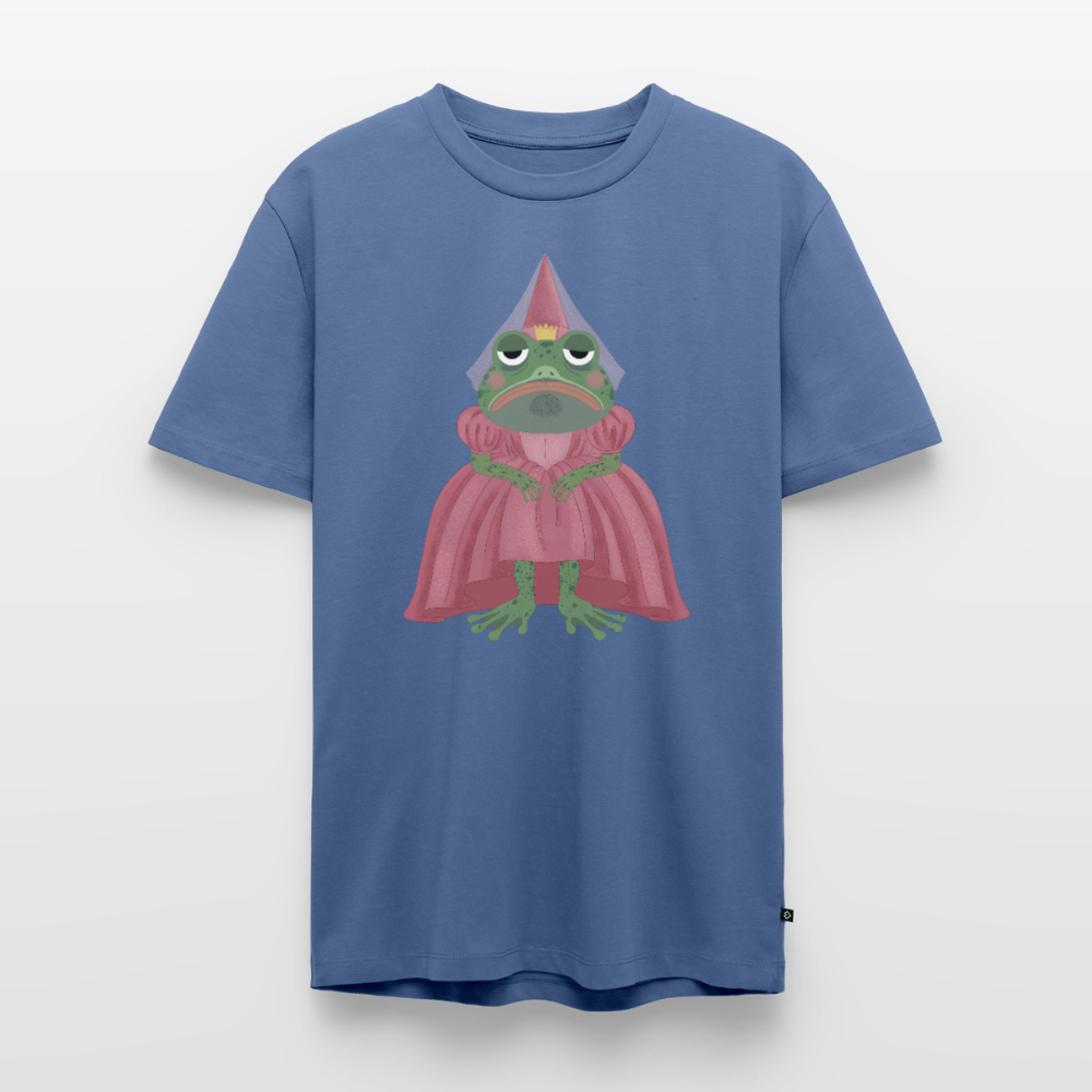 Der ungeküsste Froschkönig | Premium T-Shirt für Männer - Taubenblau