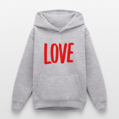 love.is.love.women.unisex.hoodie - Hellgrau meliert