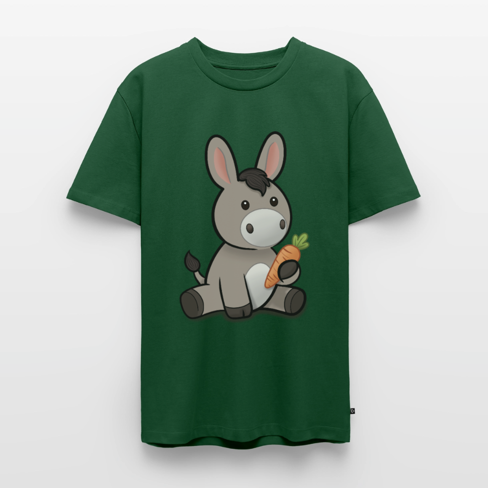 der-kleine-esel-männer-shirt - Flaschengrün