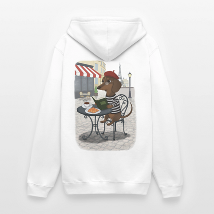 dackel.in.paris.tres.pawfect.unisex.hoodie - Weiß