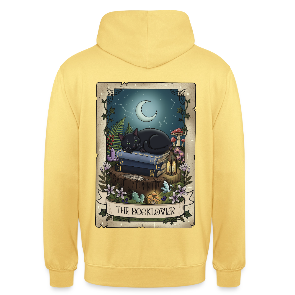 Tarotkarten-Booklover-unisex-hoodie - Zitronengelb