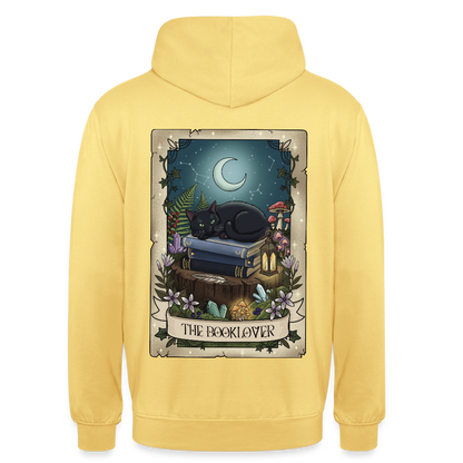 Tarotkarten-Booklover-unisex-hoodie - Zitronengelb