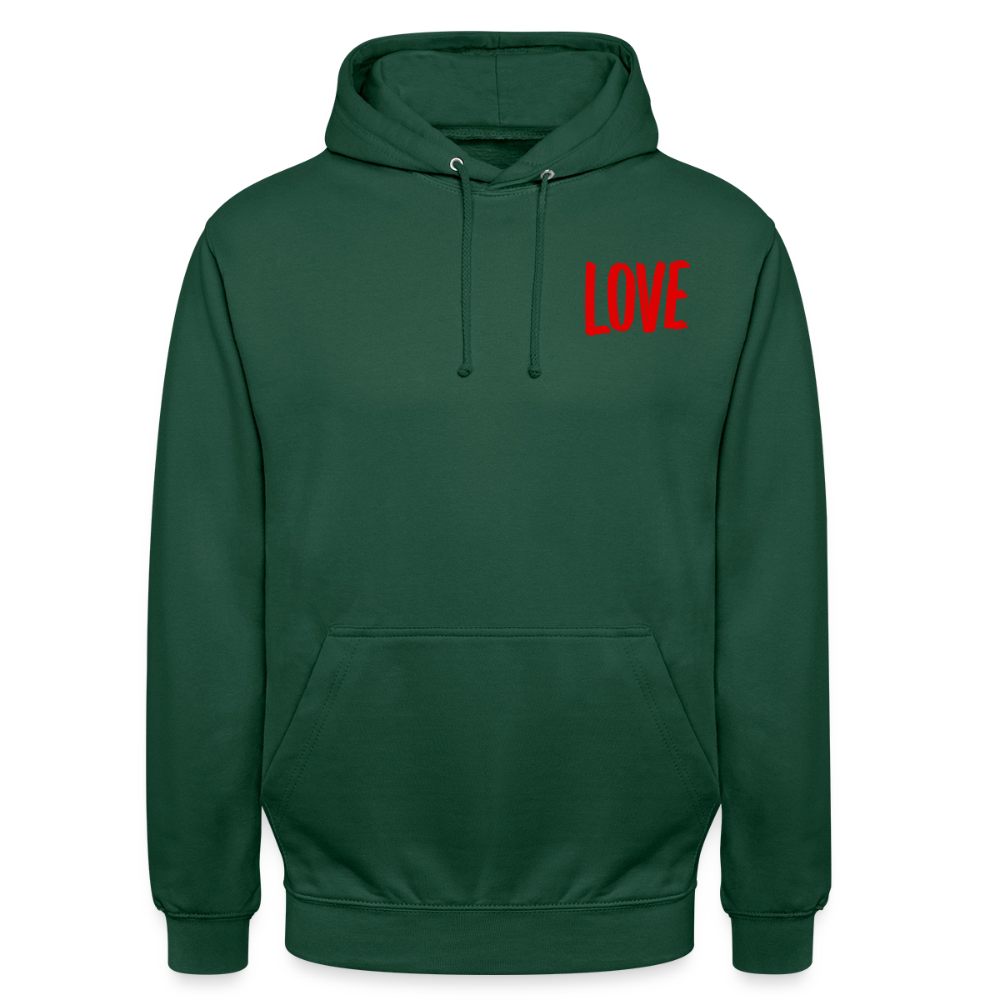 love.is.love.women.Unisex.Hoodie - Flaschengrün