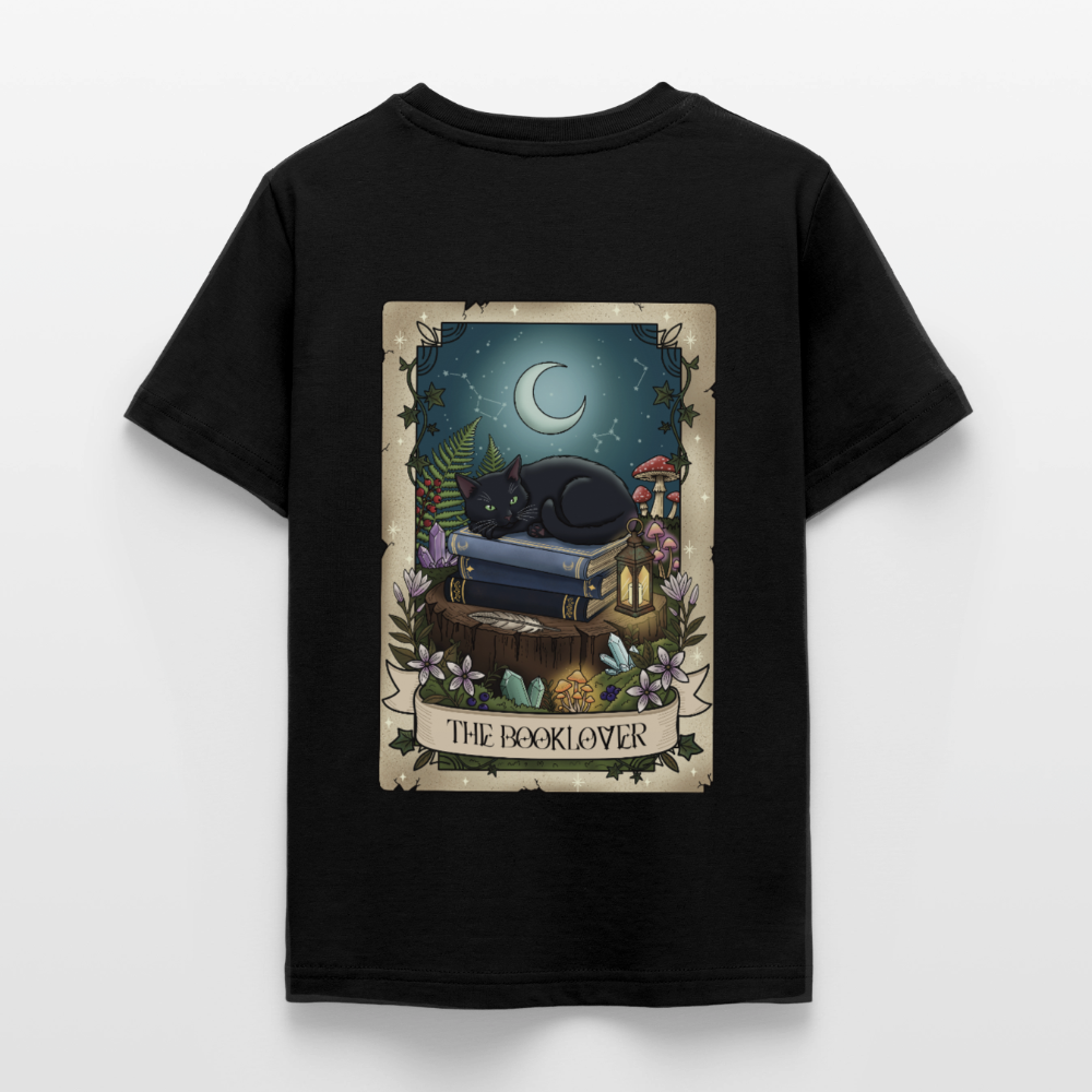 Tarotkarten-Booklover-kinder-shirt - Schwarz