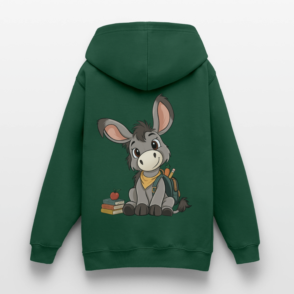 der-kleine-esel-classic--teenager-hoodie - Flaschengrün