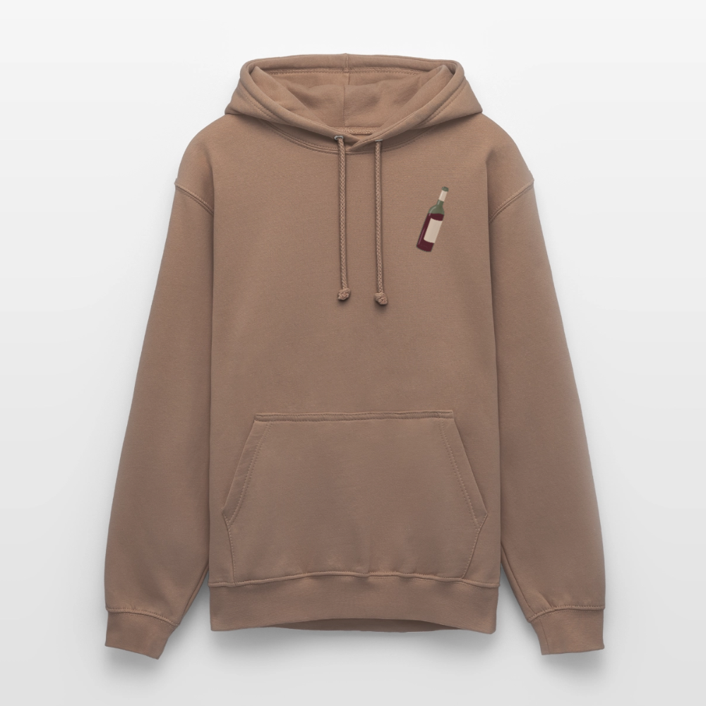 der.asoziale.wolf.unisex.hoodie - Mokka