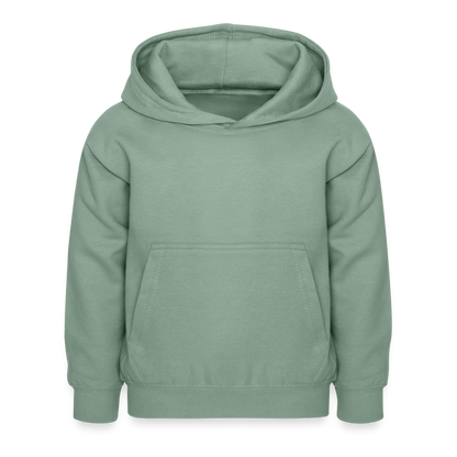 Kleiner.buecherdrache.kinder.hoodie - Graugrün