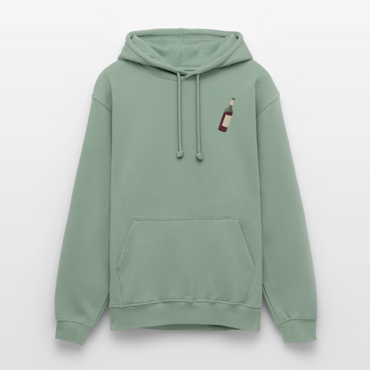 der.asoziale.wolf.unisex.hoodie - Graugrün