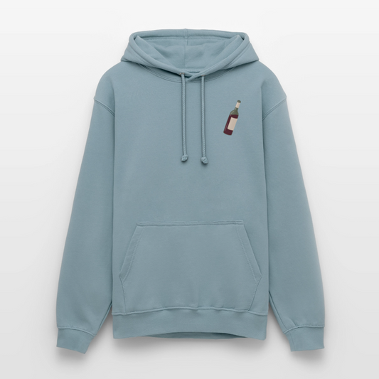 der.asoziale.wolf.unisex.hoodie - Nebelblau