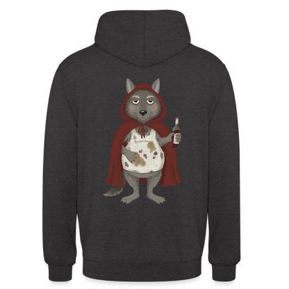 der.asoziale.wolf.unisex.hoodie - Anthrazit