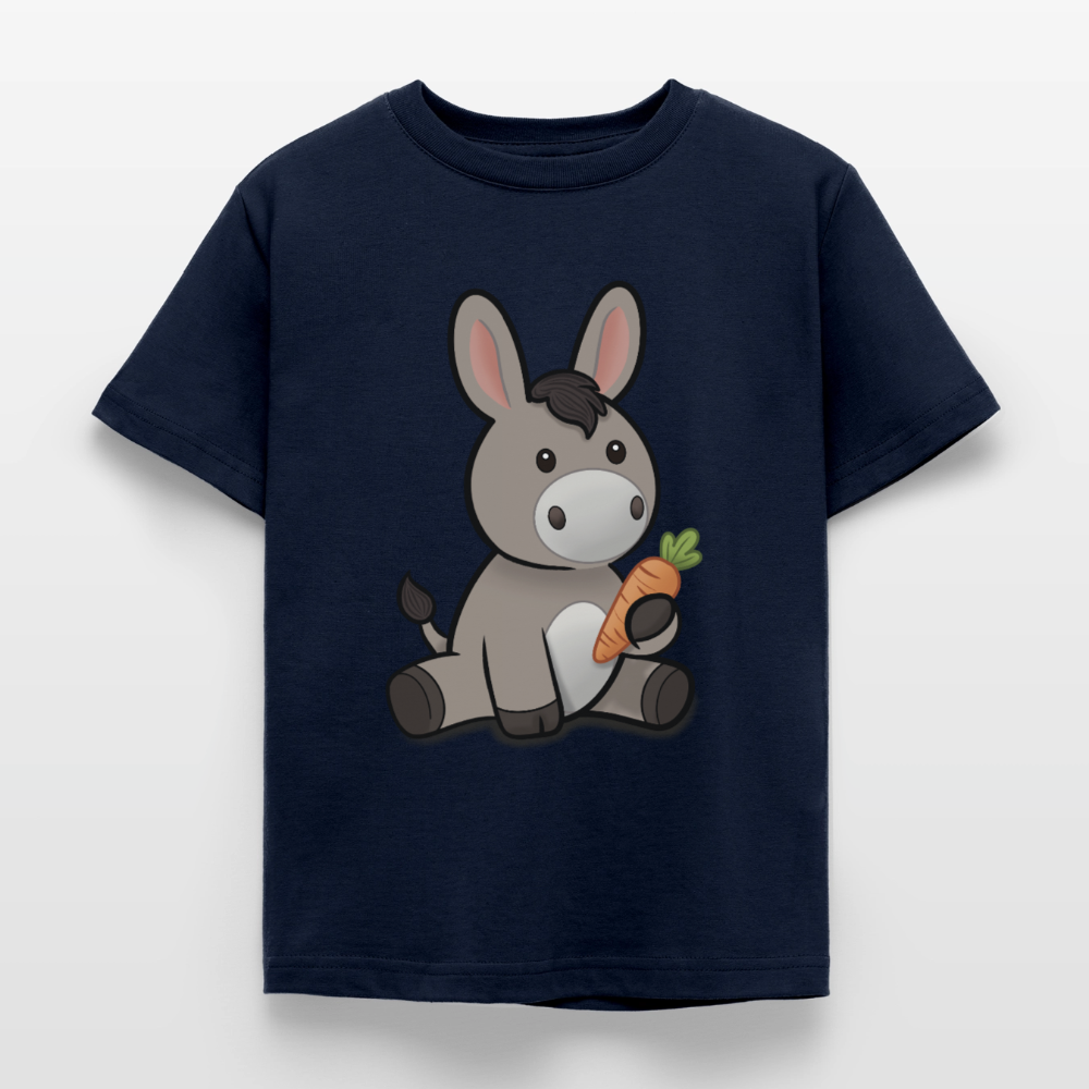 der-kleine-esel-kinder-t-shirt - Navy