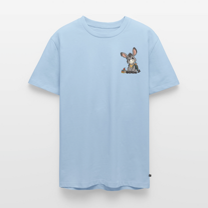 der-kleine-esel-classic-männer-shirt-pocket - Hellblau