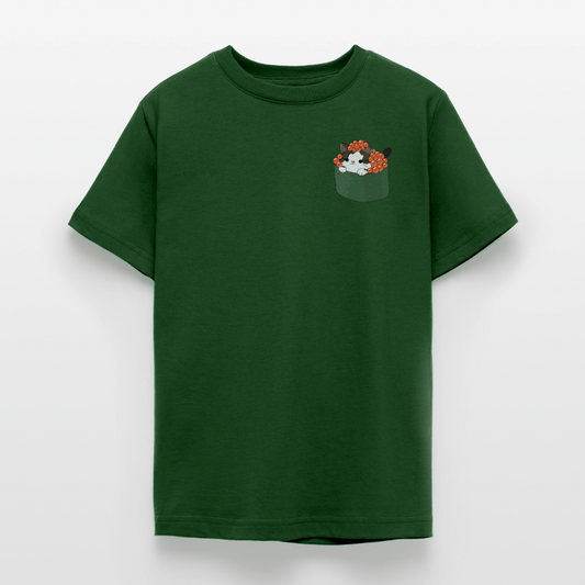 Sushi-Cats-Gunkan-teenager-kinder-t--shirt - Forstgrün 