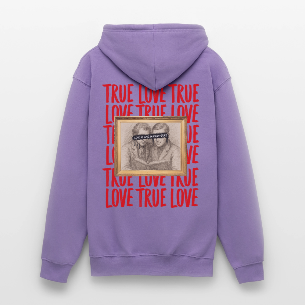 love.is.love.men.Unisex.Hoodie - Lavendel
