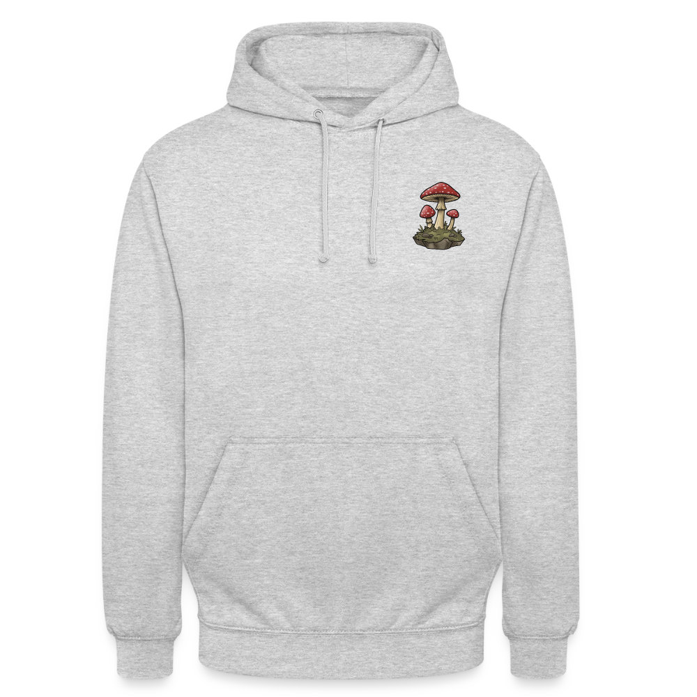 Tarotkarten-Booklover-unisex-hoodie - Hellgrau meliert