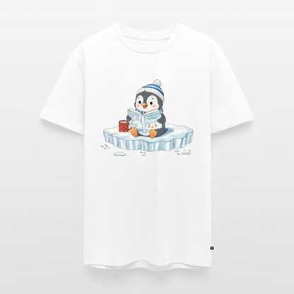 Cozy Pinguin Stories Flocke | Premium T-Shirt für Männer - Weiß