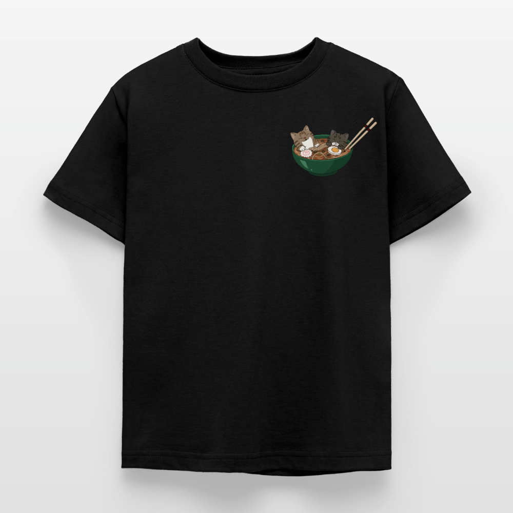 Sushi-Cats-ramen-kinder-t--shirt - Schwarz