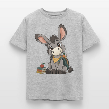 der-kleine-esel-classic-kinder-t-shirt - Grau meliert