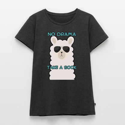 no-drama-frauen-shirt - Anthrazit meliert