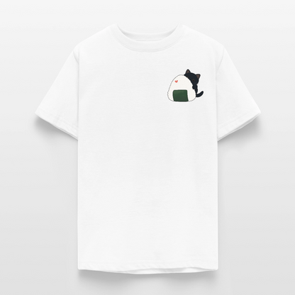 Sushi-Cats-Onigiri-teenager-kinder-t--shirt - Weiß