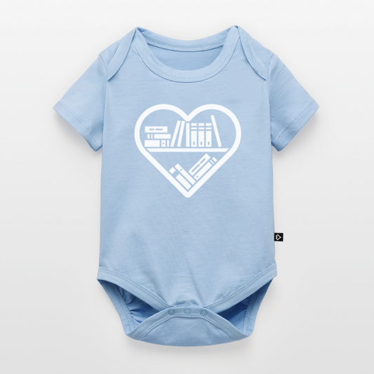 buchverliebt-baby-bio-body - Hellblau