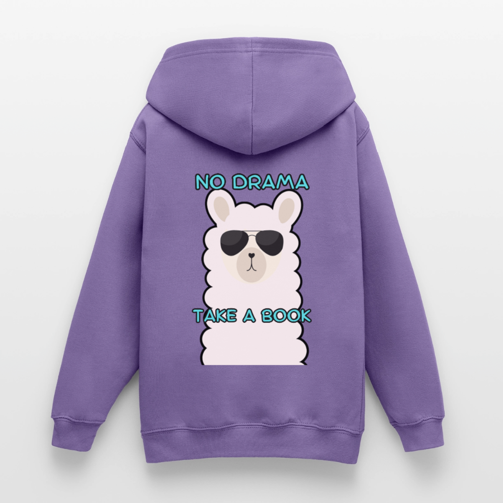 no-drama-teenager-hoodie - Lavendel