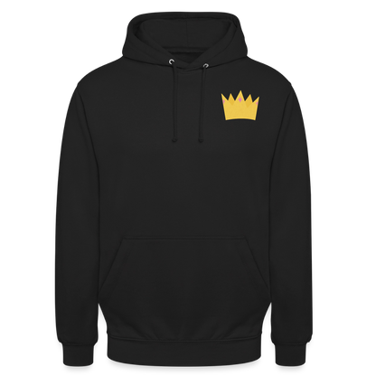 der.ungekuesste.froschkoenig.unisex.hoodie - Schwarz