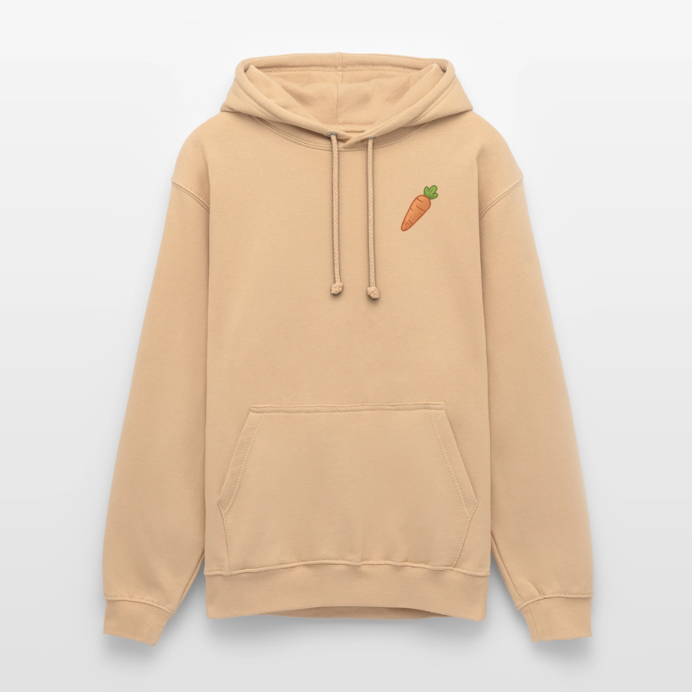 der-kleine-esel-unisex-hoodie - Pfirsich