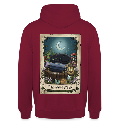 Tarotkarten-Booklover-unisex-hoodie - Bordeaux