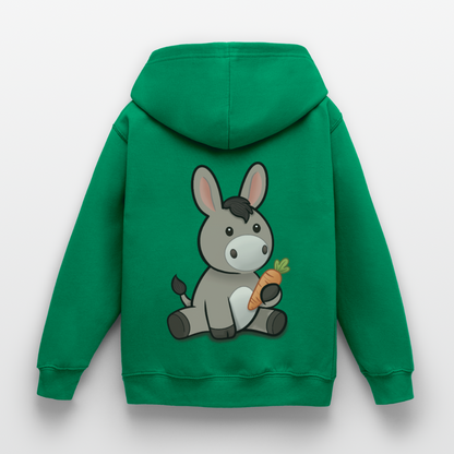 der-kleine-esel-kinder-hoodie - Kelly Green
