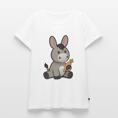 der-kleine-esel-frauen-shirt - Weiß
