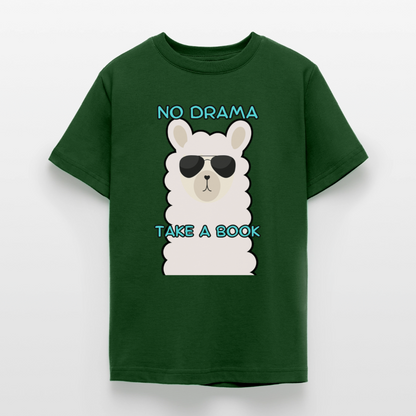 no-drama-teenager-t-shirt - Forstgrün 