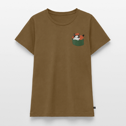 Sushi-Cats-Gunkan-frauen-shirt - Nussbraun