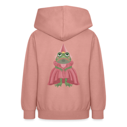 der.ungekuesste.froschkoenig.teenager.hoodie - Altrosa