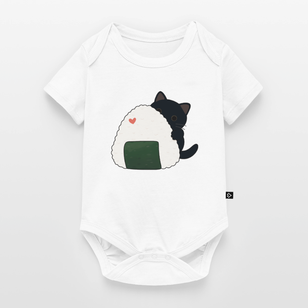 Sushi-Cats-Onigiri-baby-bio-body - Weiß