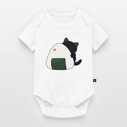 Sushi-Cats-Onigiri-baby-bio-body - Weiß