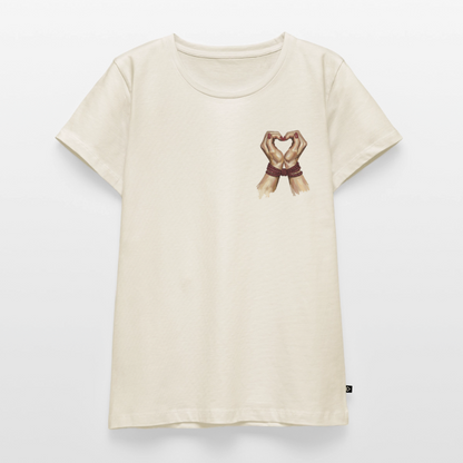 Bound by Love | Premium T-Shirt für Frauen - Naturweiß