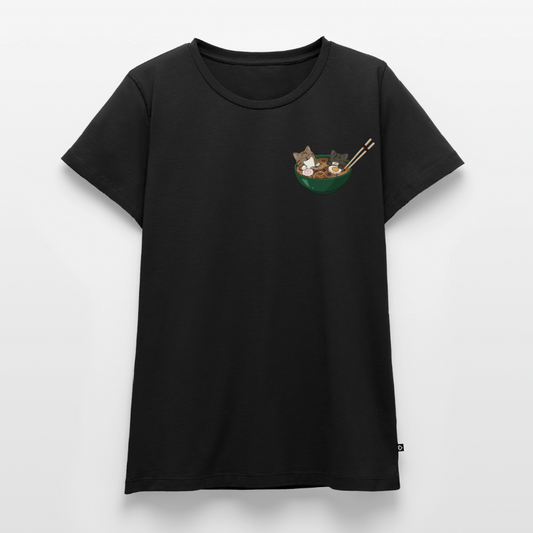 Sushi-Cats-ramen-frauen-shirt - Schwarz