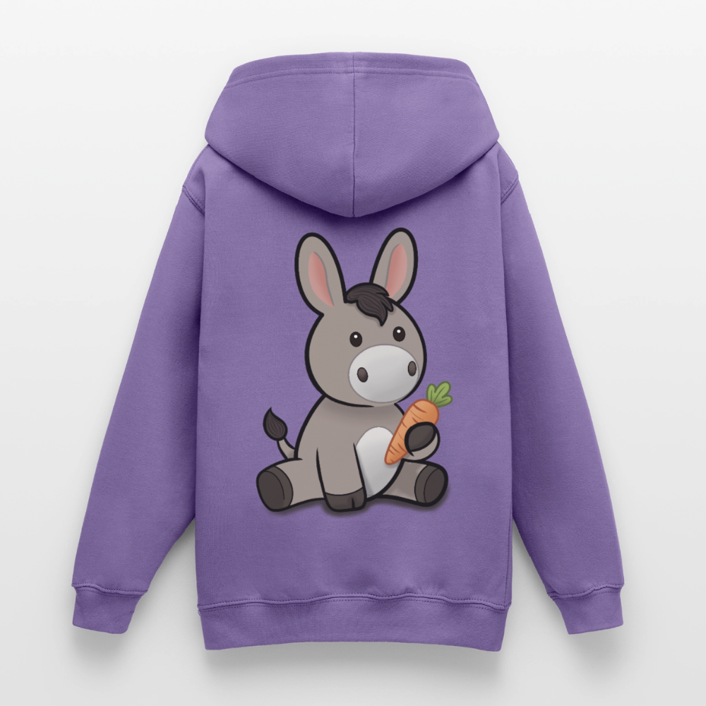 der-kleine-esel-teenager-hoodie - Lavendel